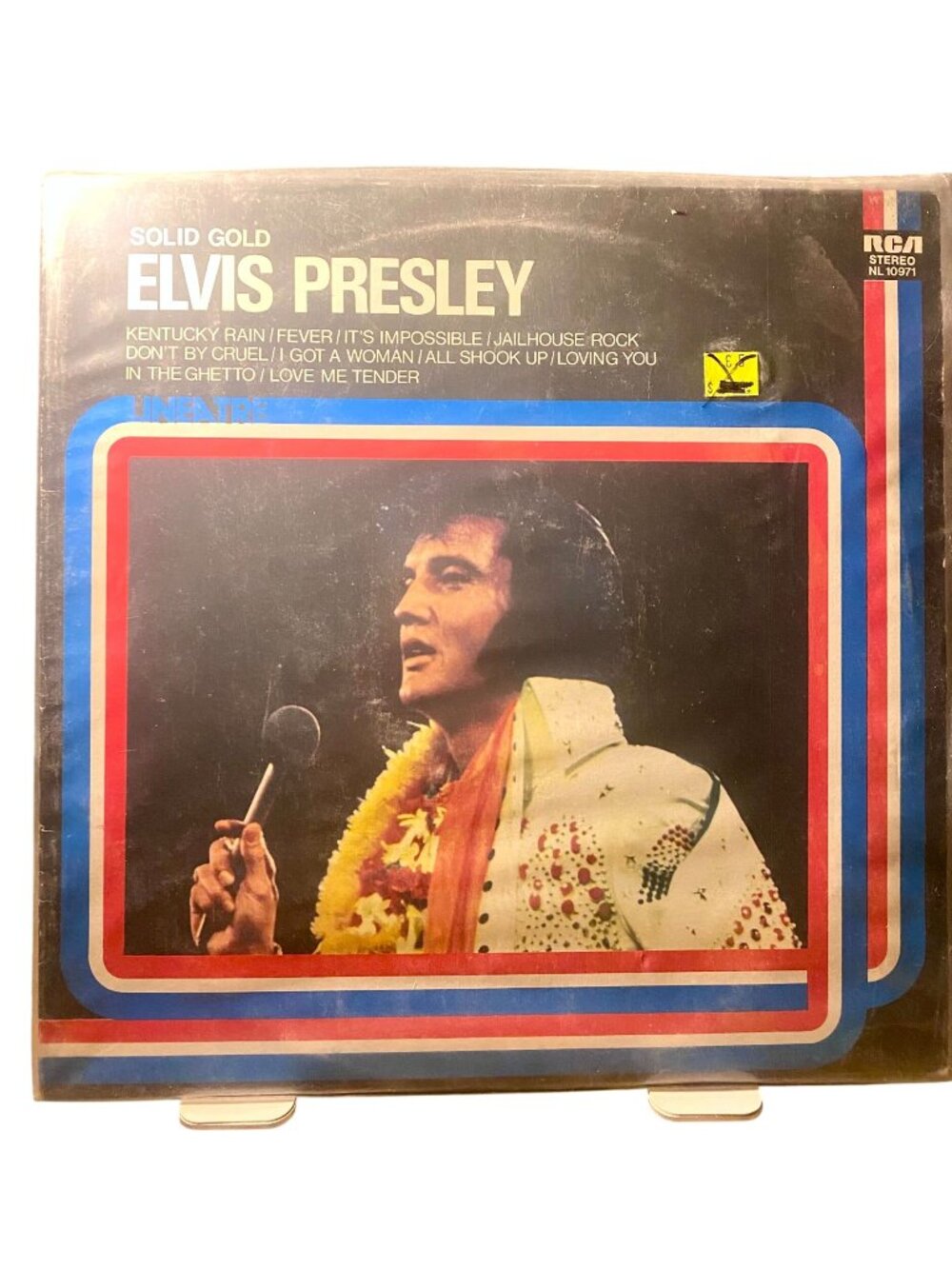 Elvis Presley Vinyl Records Lot - Solid Gold & Speedway Soundtrack RCA Victor